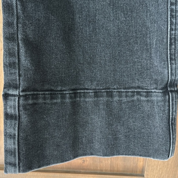 Current/Elliott 'The Wide Leg' jeans Women’s 30 black wash Carpenter pants - Picture 5 of 11